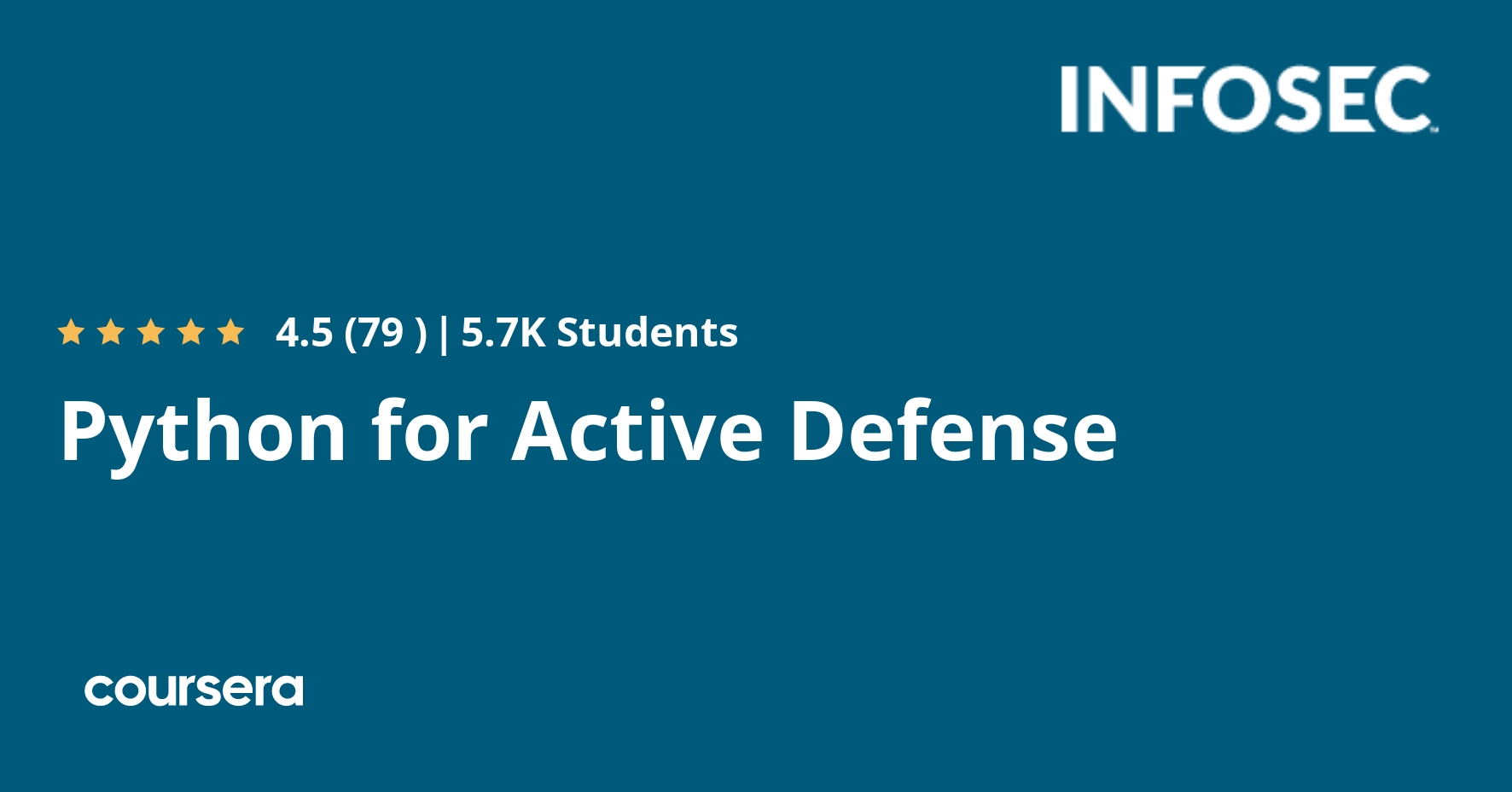 Python for Active Defense | Coursera