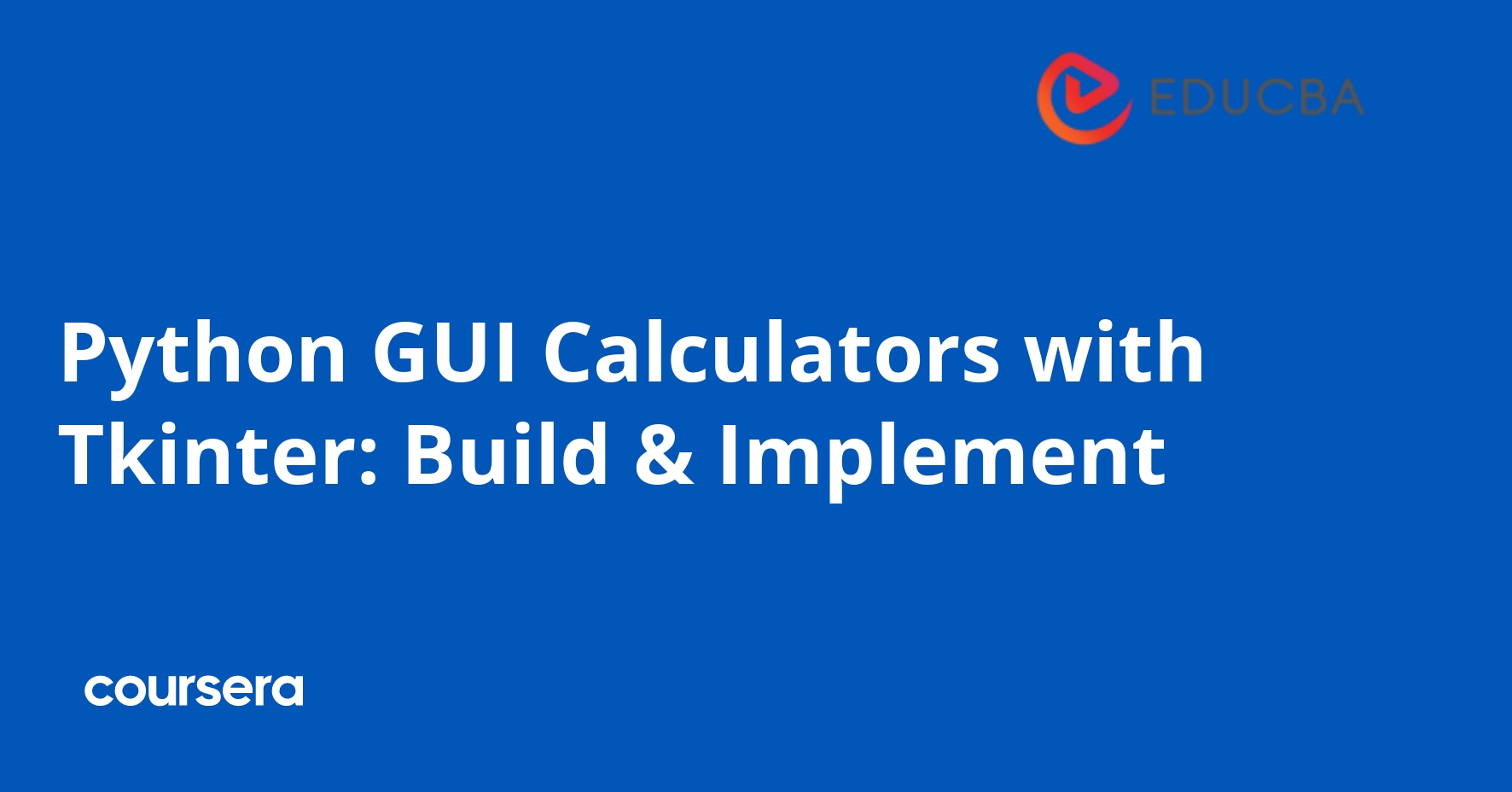 Python GUI Calculators with Tkinter