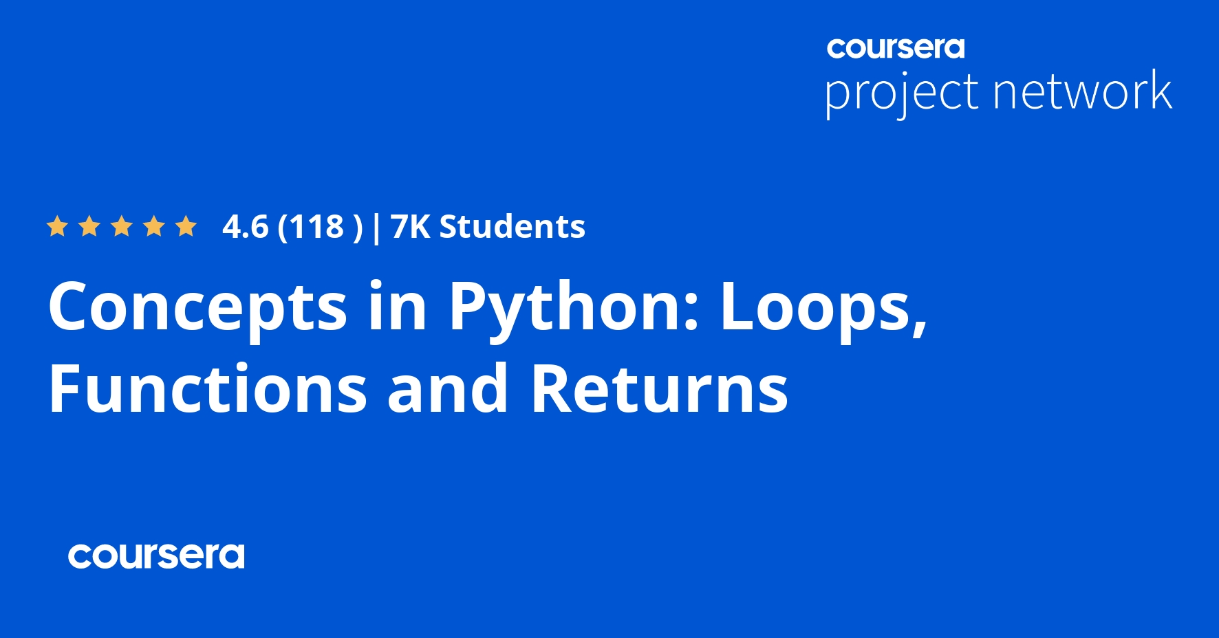 Concepts in Python: Loops, Functions and Returns