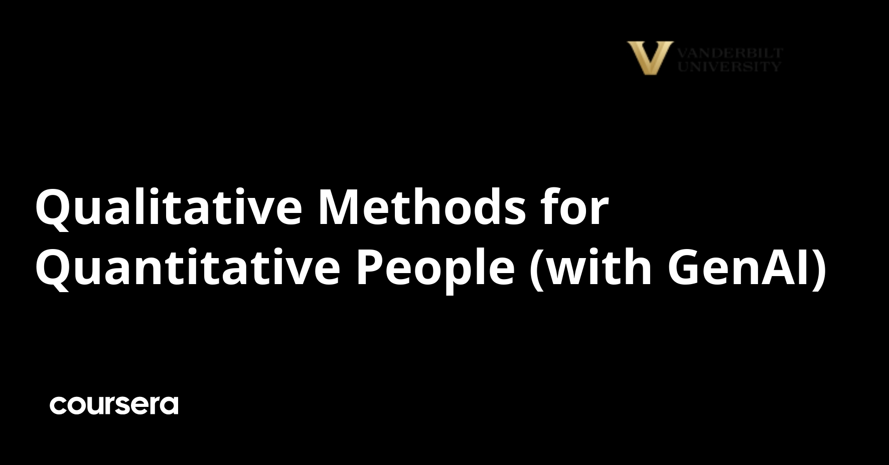 Qualitative Methods for Quantitative People with Generative AI