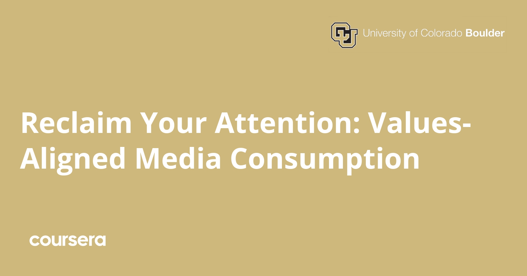 Reclaim Your Attention: Values-Aligned Media Consumption
