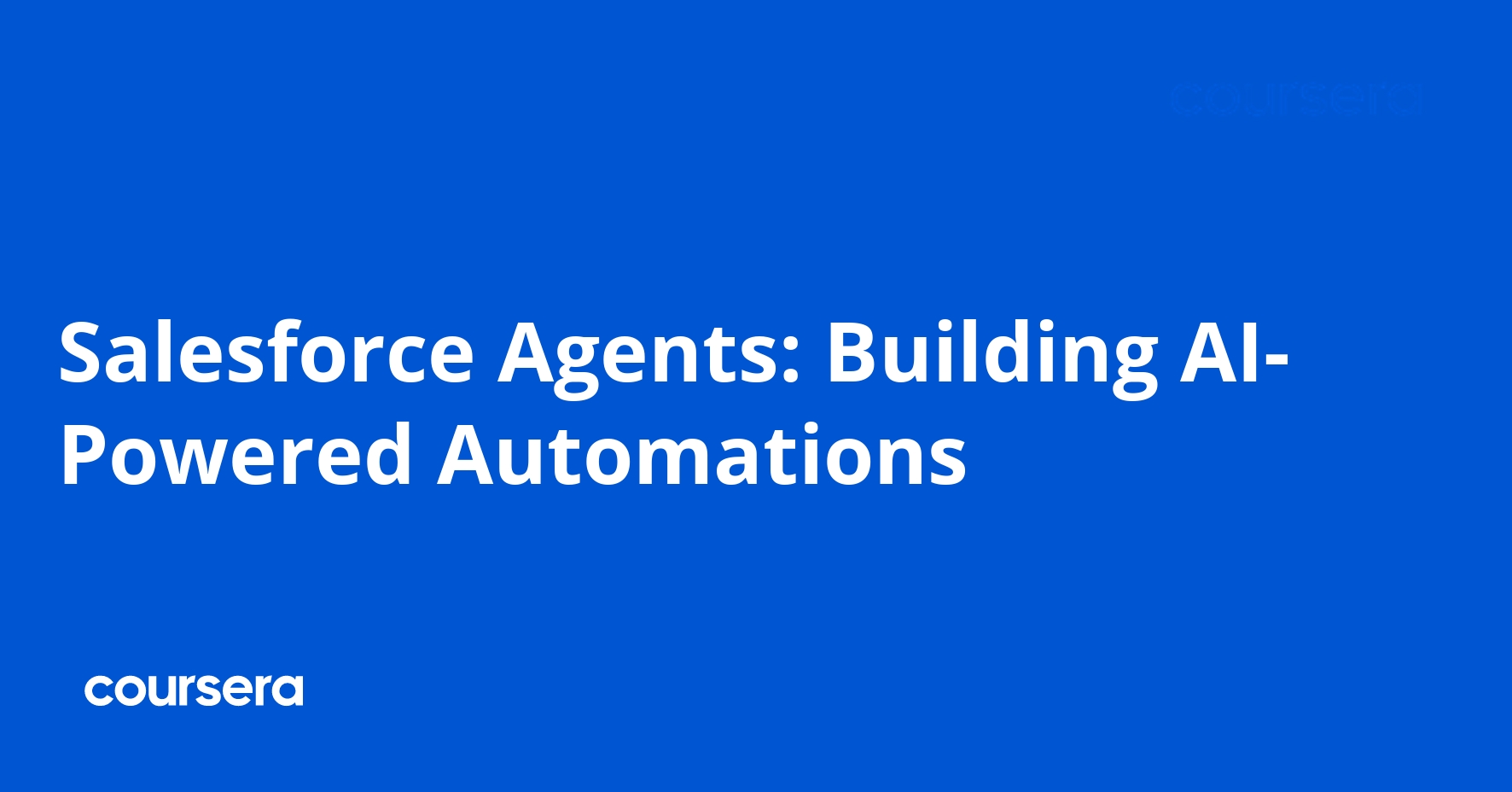 Salesforce Agents: Building AI-Powered Automations
