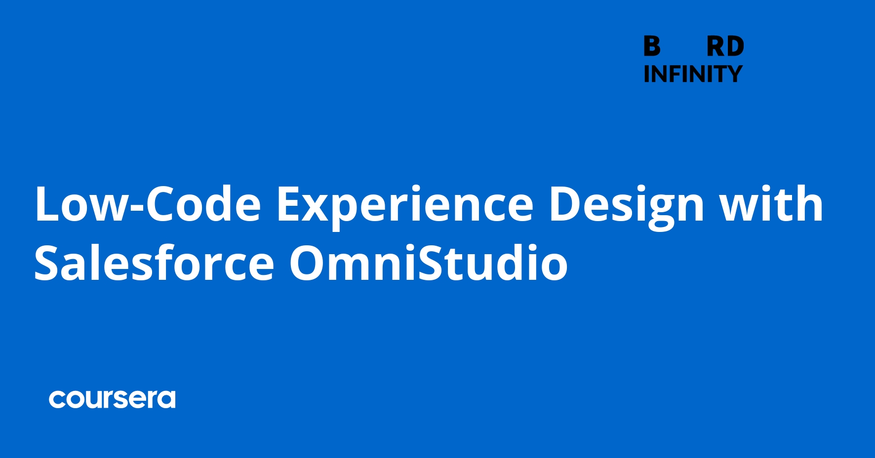 Low-Code Experience Design with Salesforce OmniStudio