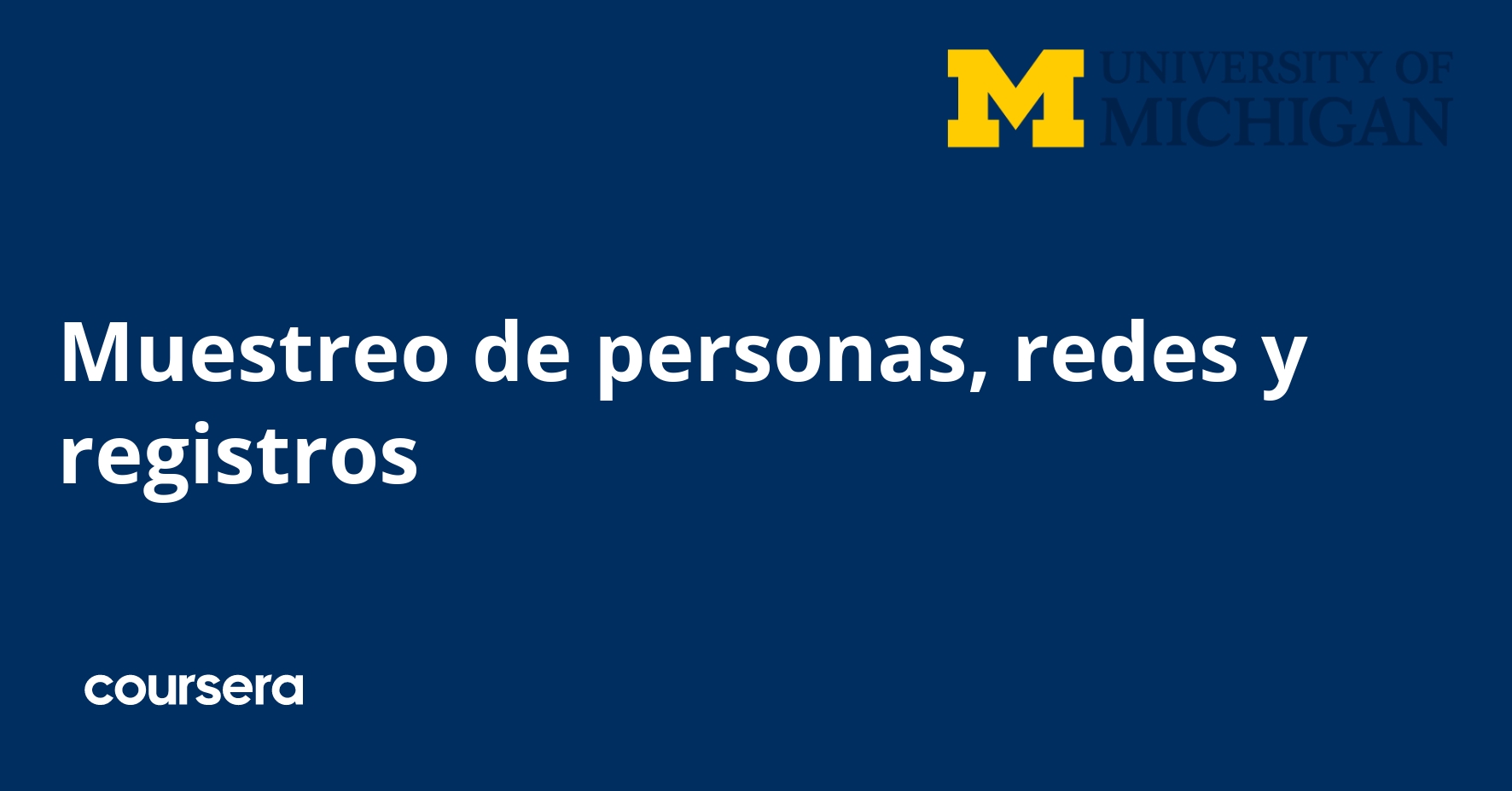 Sampling of People, Networks, and Records