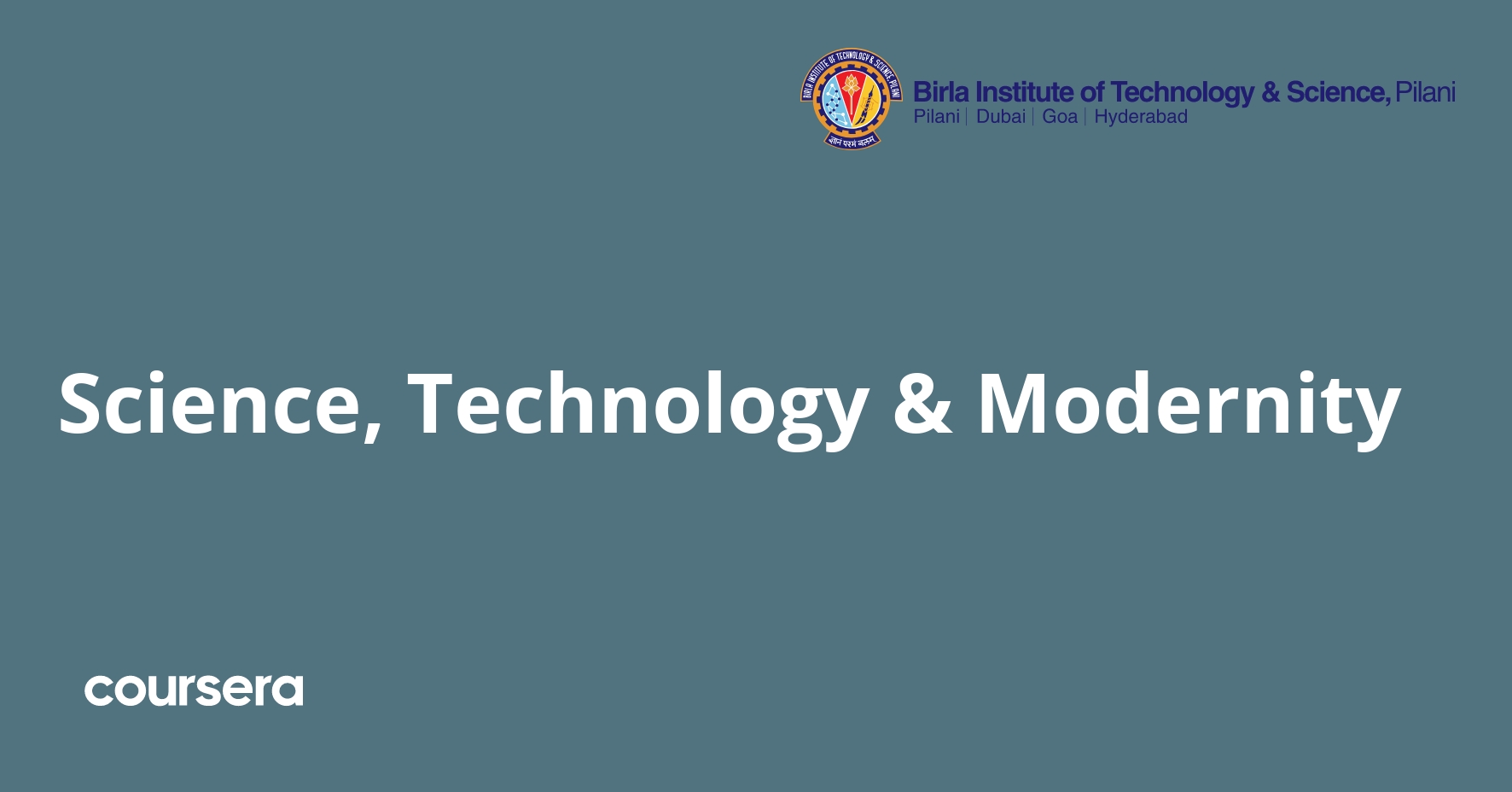 Science, Technology and Modernity