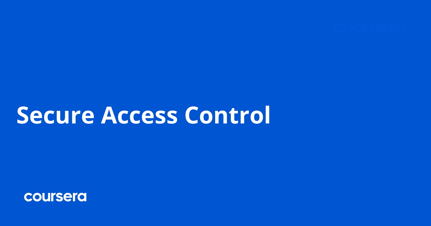 Secure Access Control