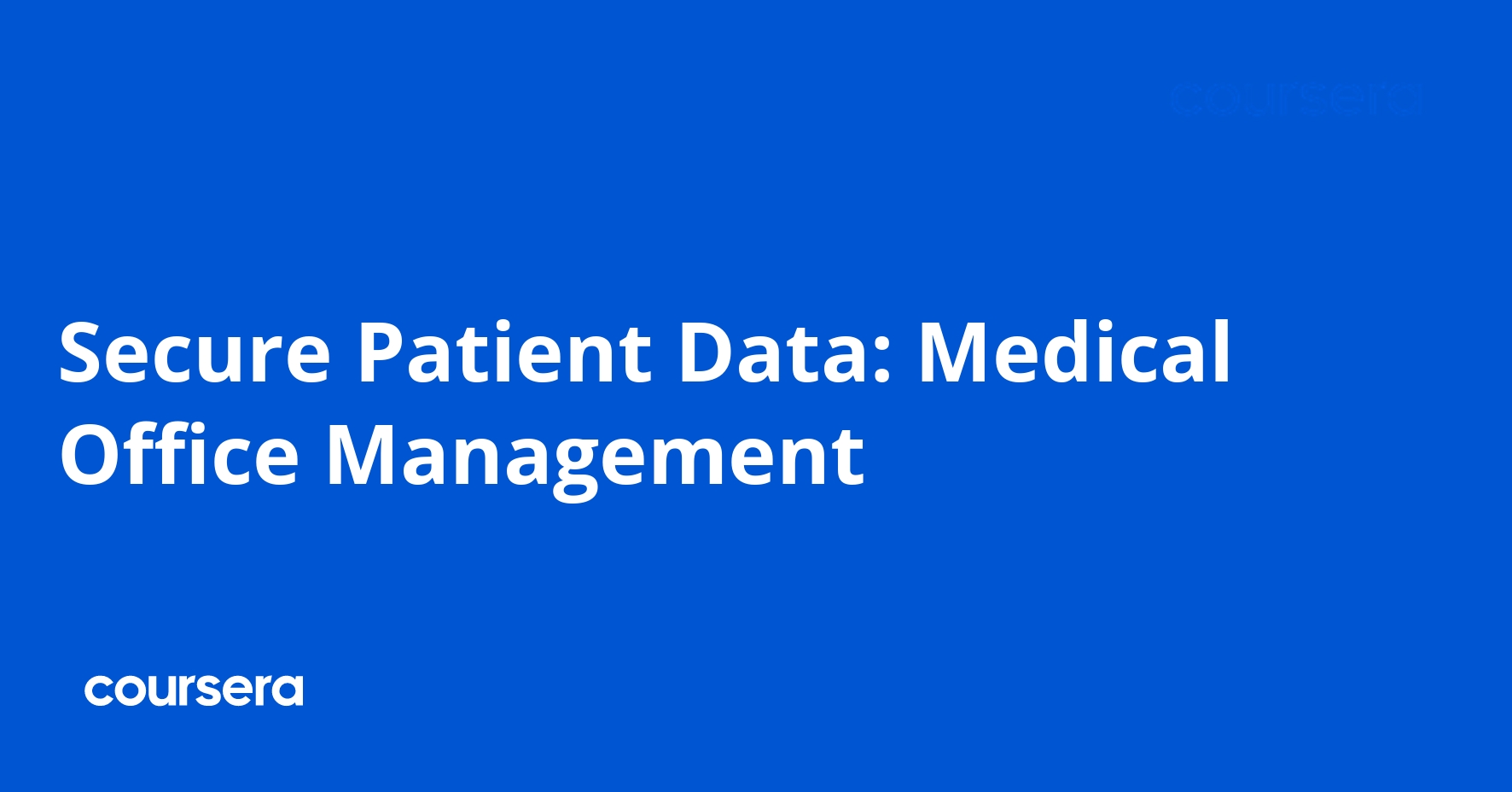 Secure Patient Data: Medical Office Management