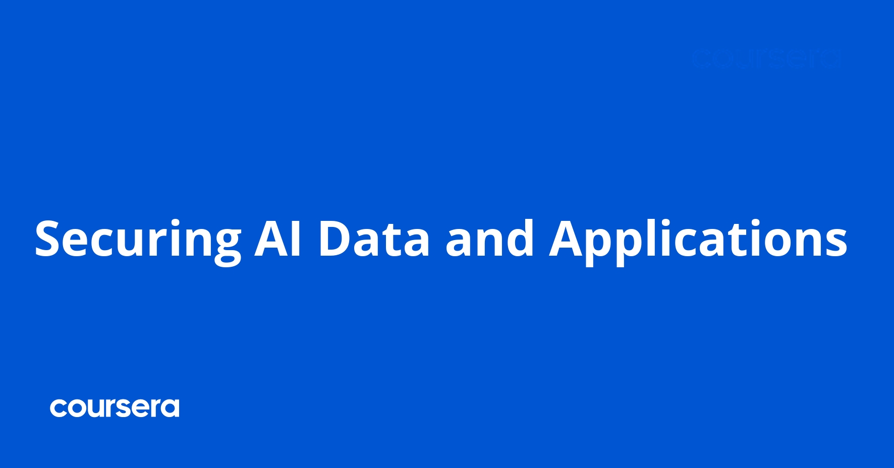 Securing AI Data and Applications