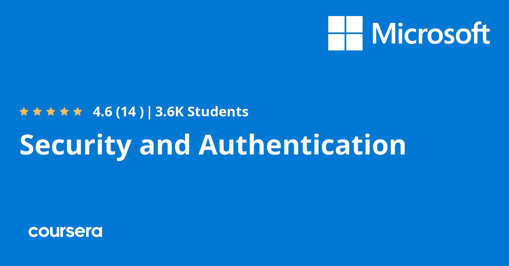 Security and Authentication | Coursera