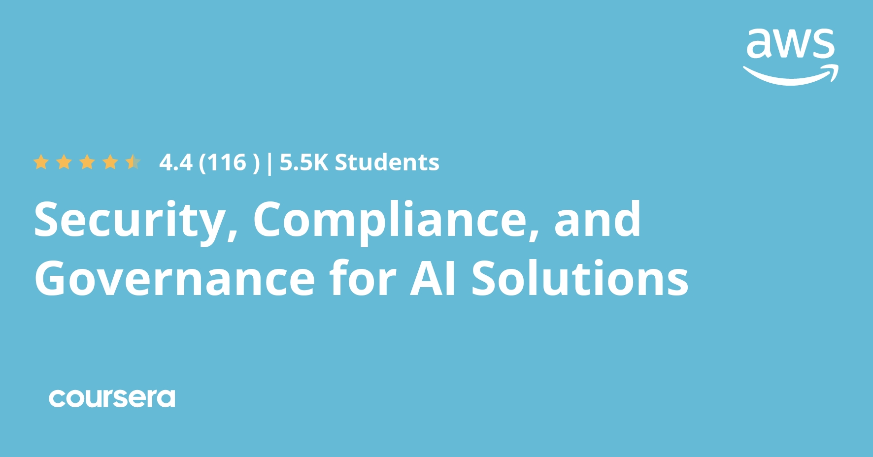 Security, Compliance, and Governance for AI Solutions | Coursera
