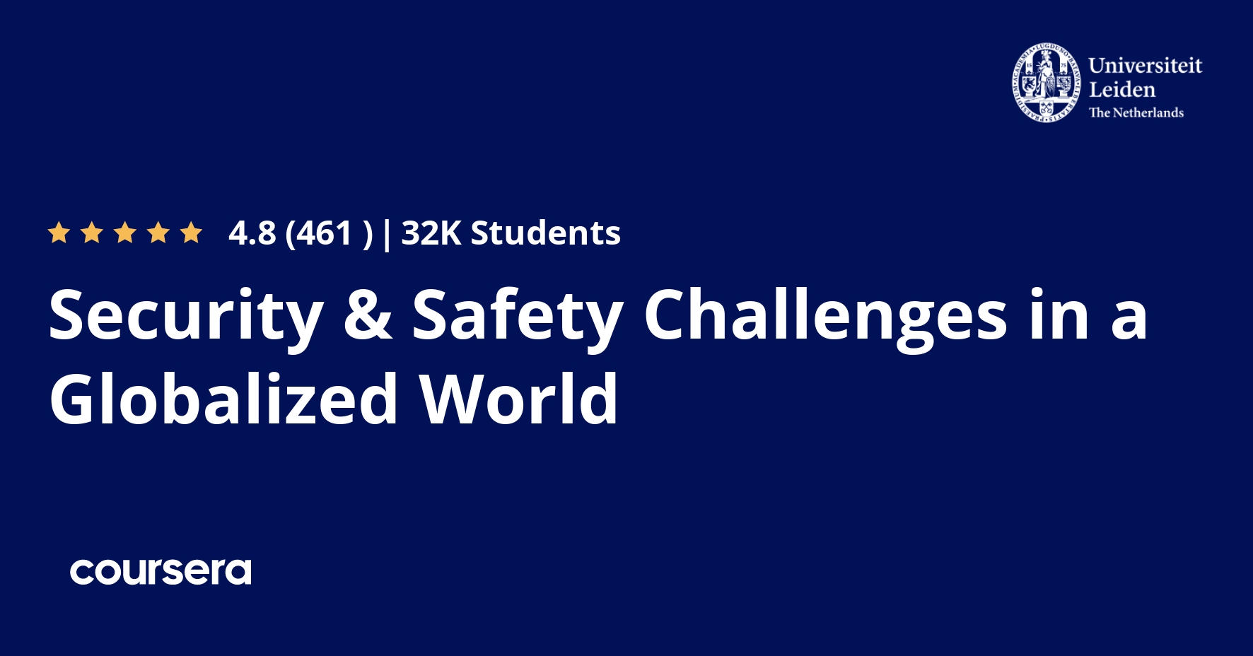 Security & Safety Challenges in a Globalized World Coursera