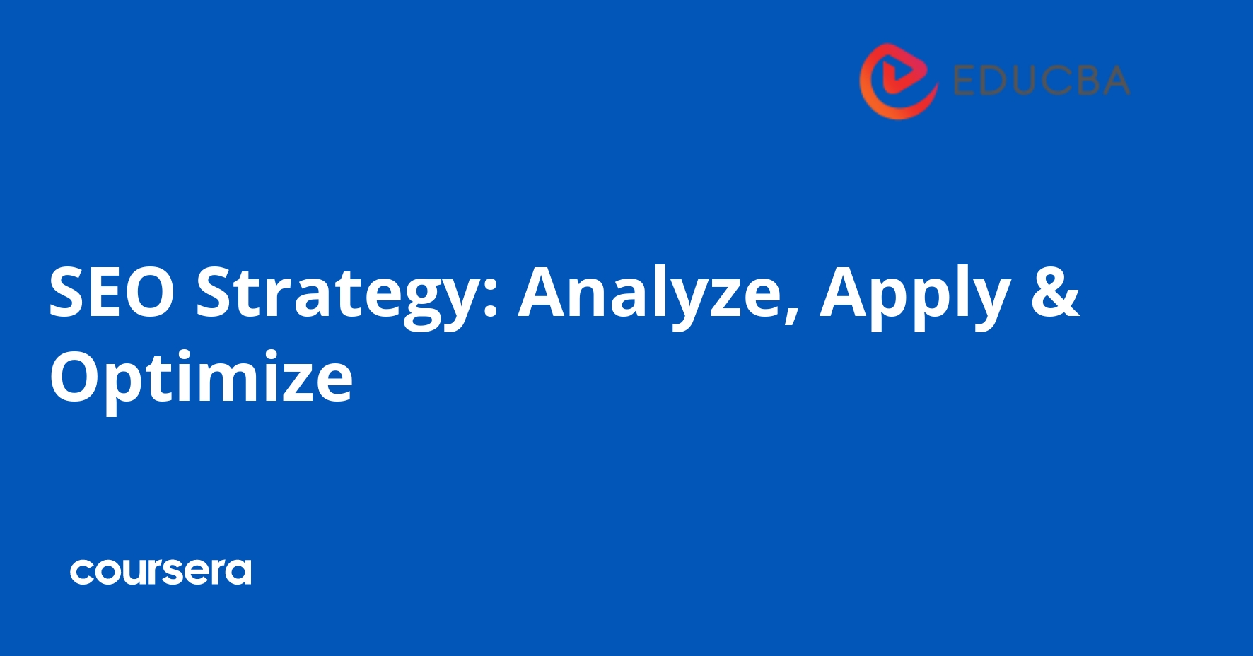 SEO Strategy: Analyze and Optimize
