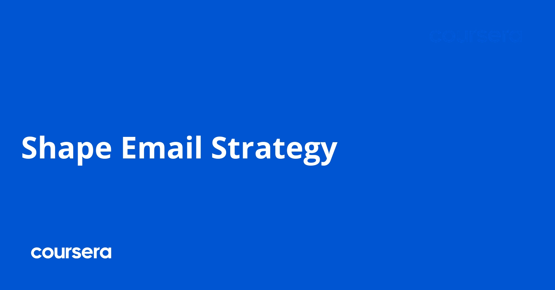 Email Marketing Strategy