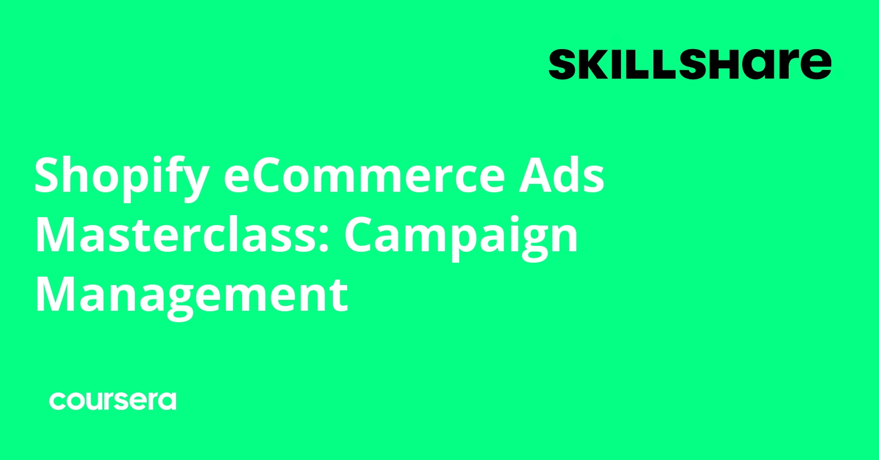 Shopify eCommerce Ads Campaign Management