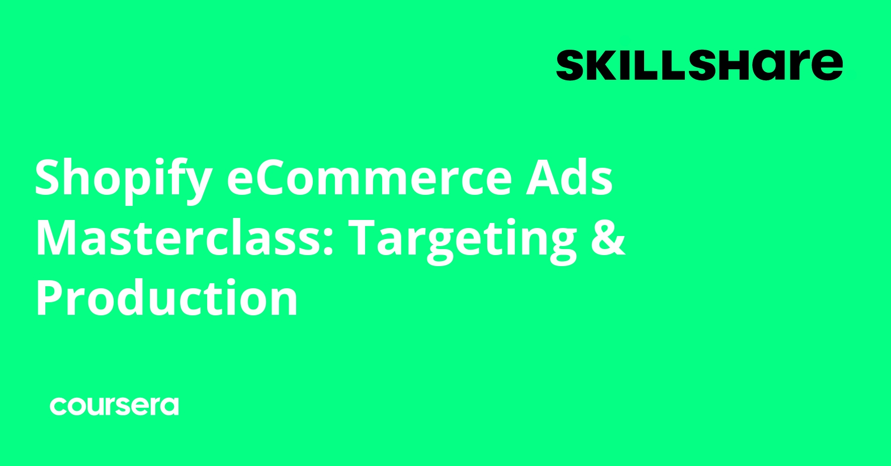 Shopify eCommerce Ads Targeting & Production