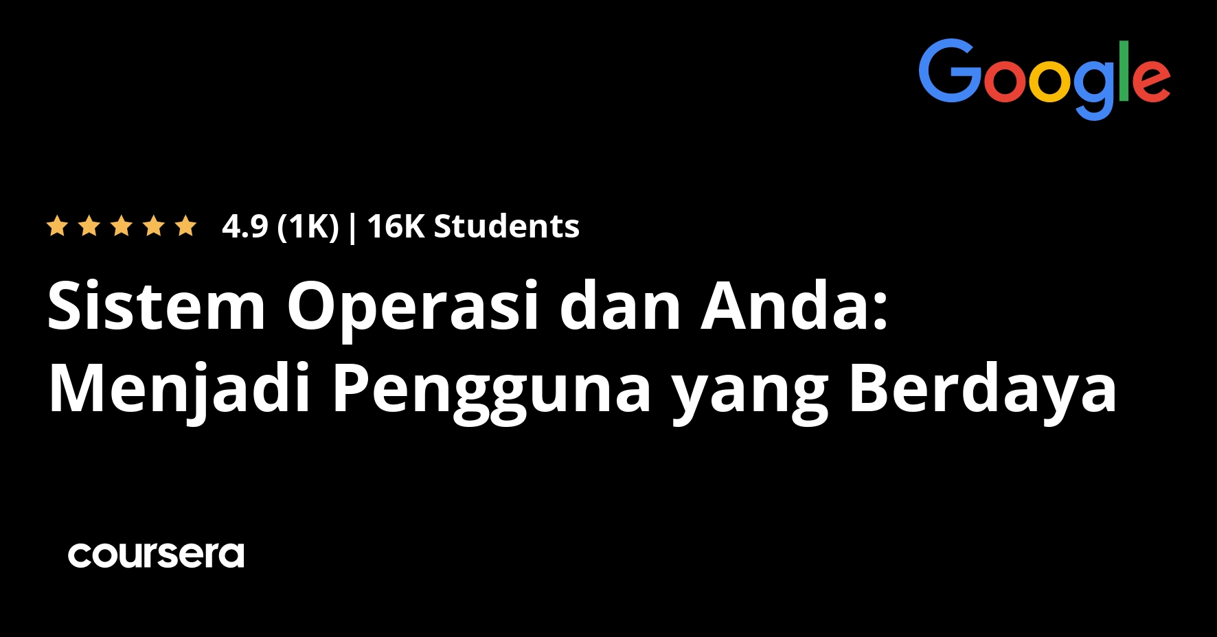 Operating Systems and You: Becoming a Power User