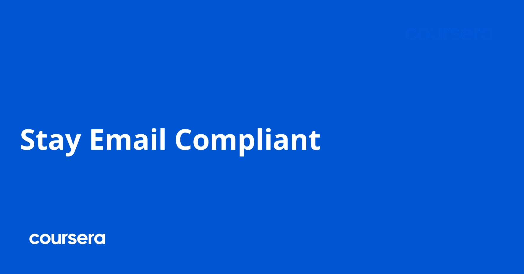 Stay Email Compliant