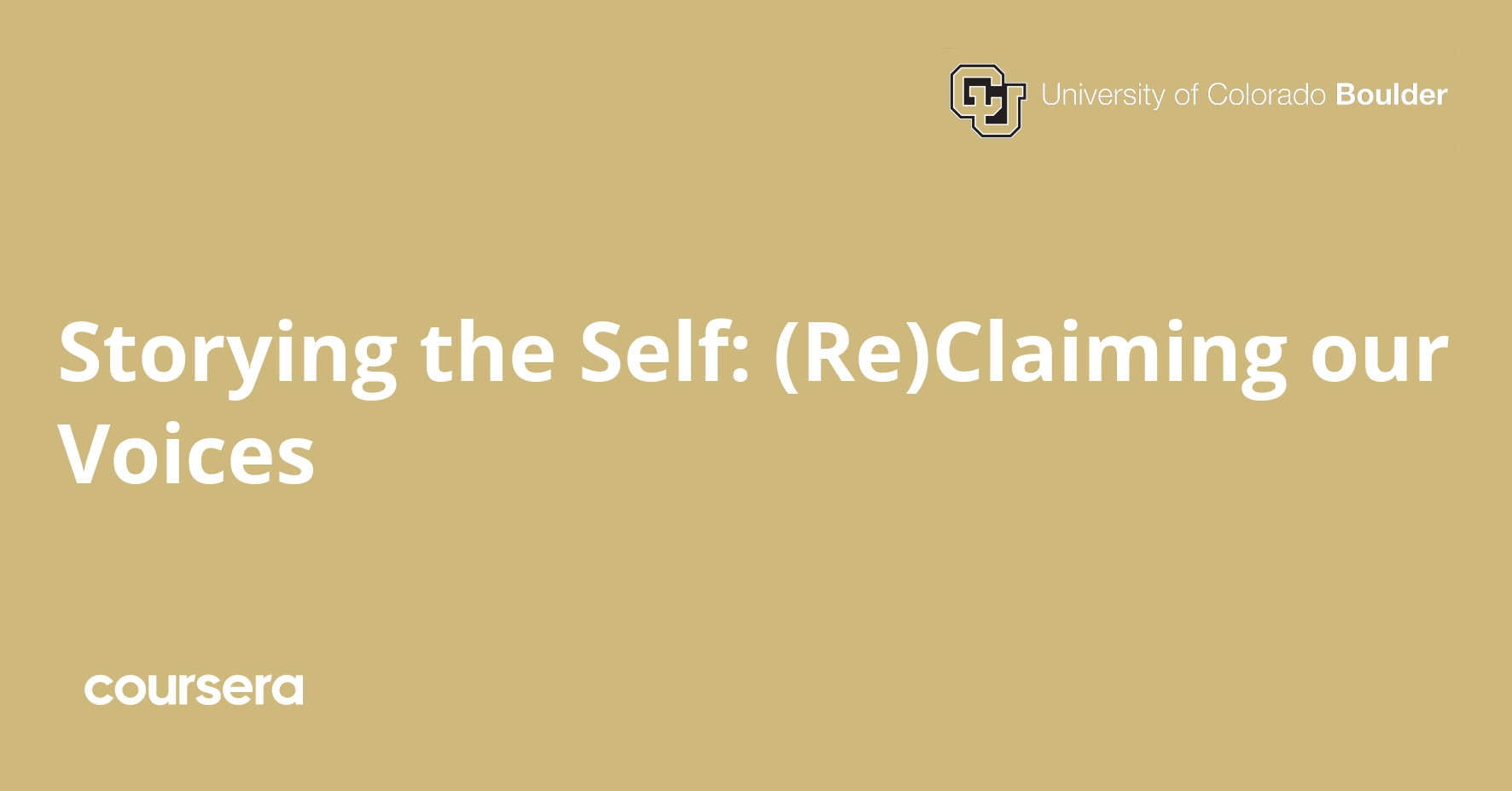 Storying the Self: (Re)Claiming our Voices