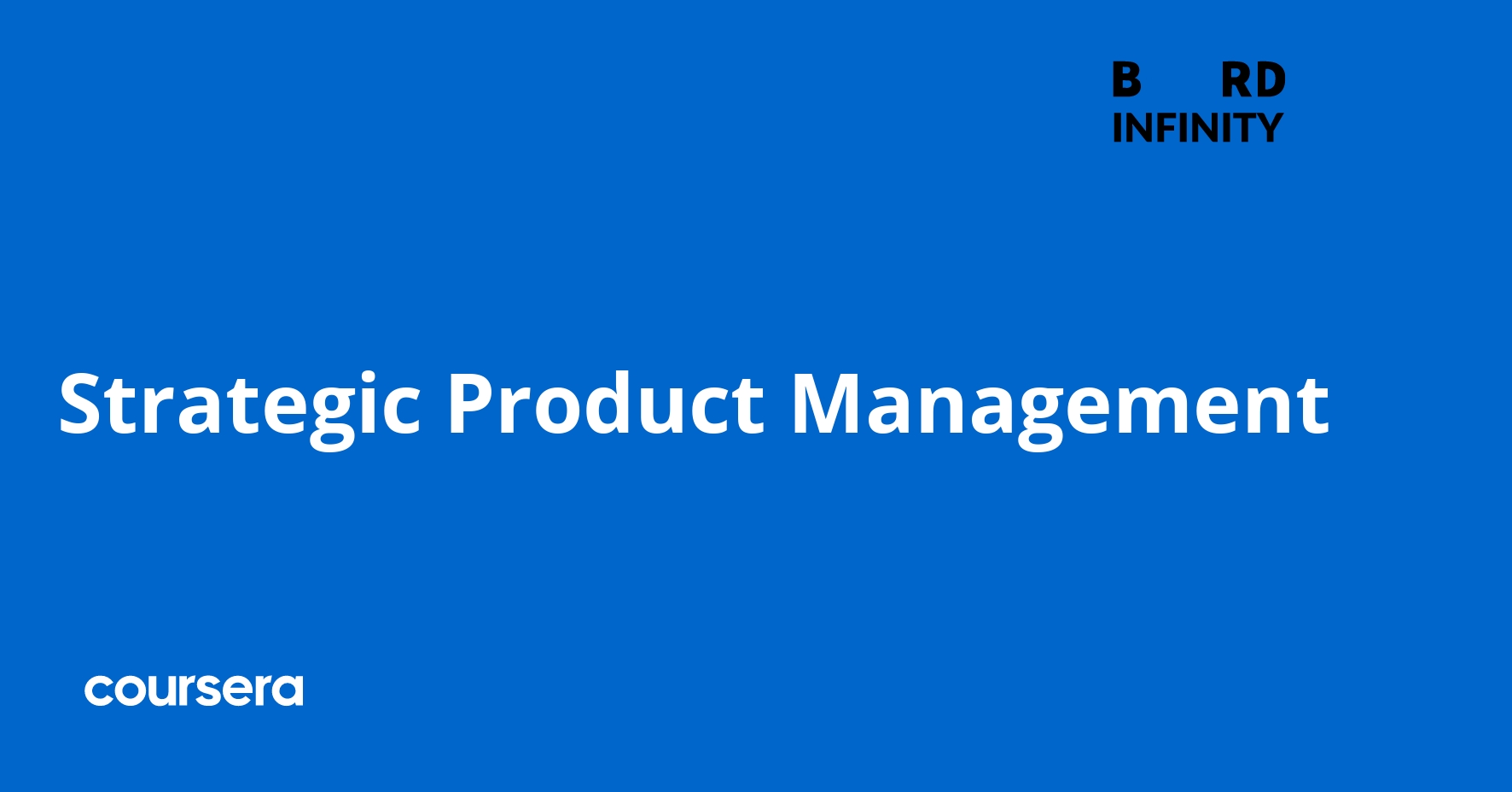 Strategic Product Management