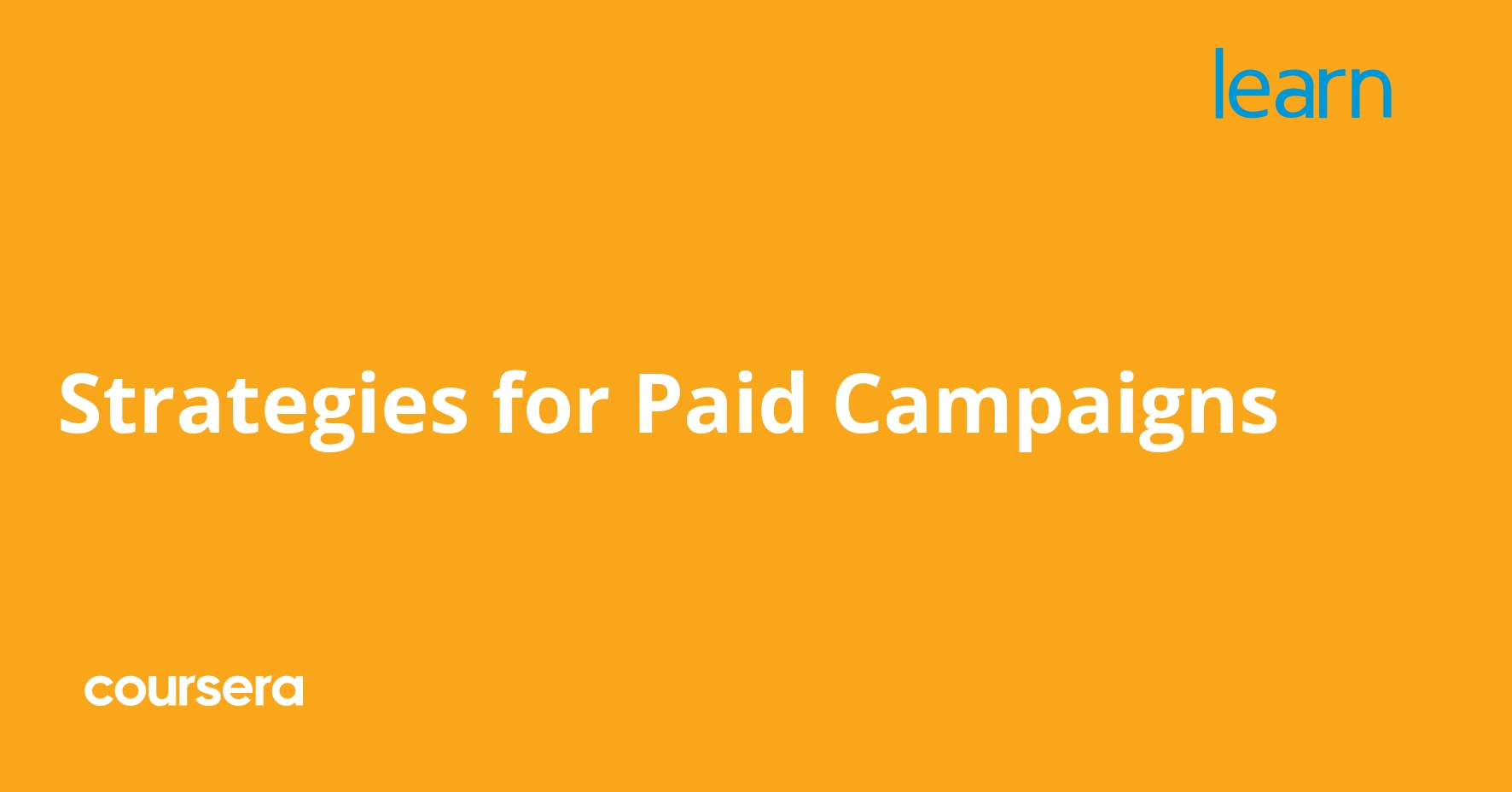 Strategies for Paid Campaigns
