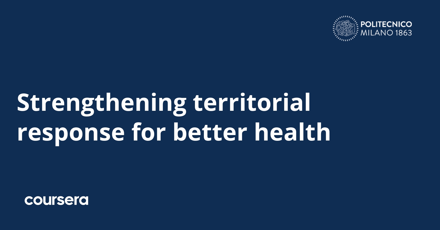Strengthening Territorial Health Response