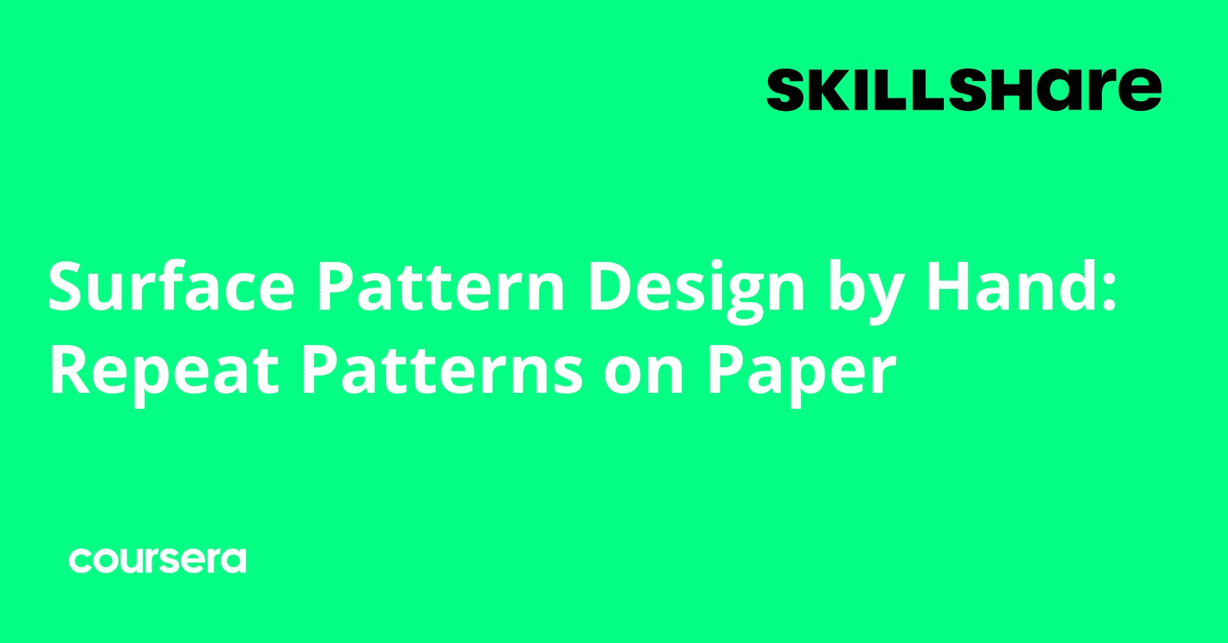 Surface Pattern Design by Hand