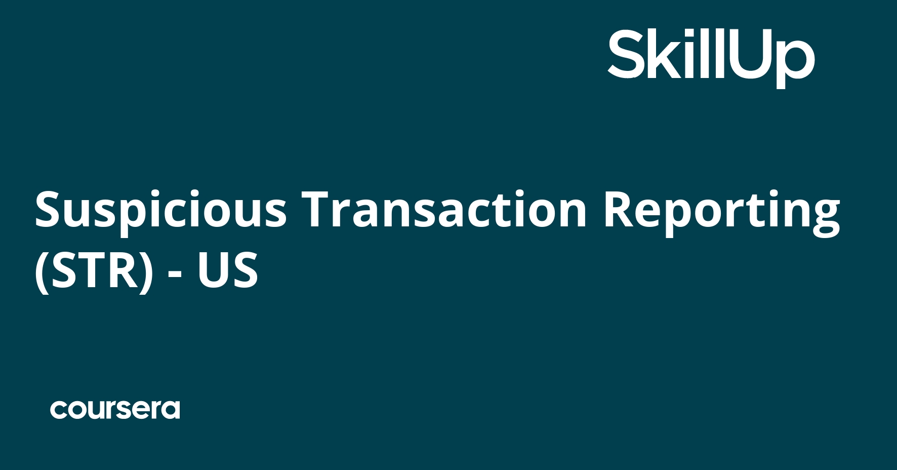 Suspicious Transaction Reporting (STR) - US
