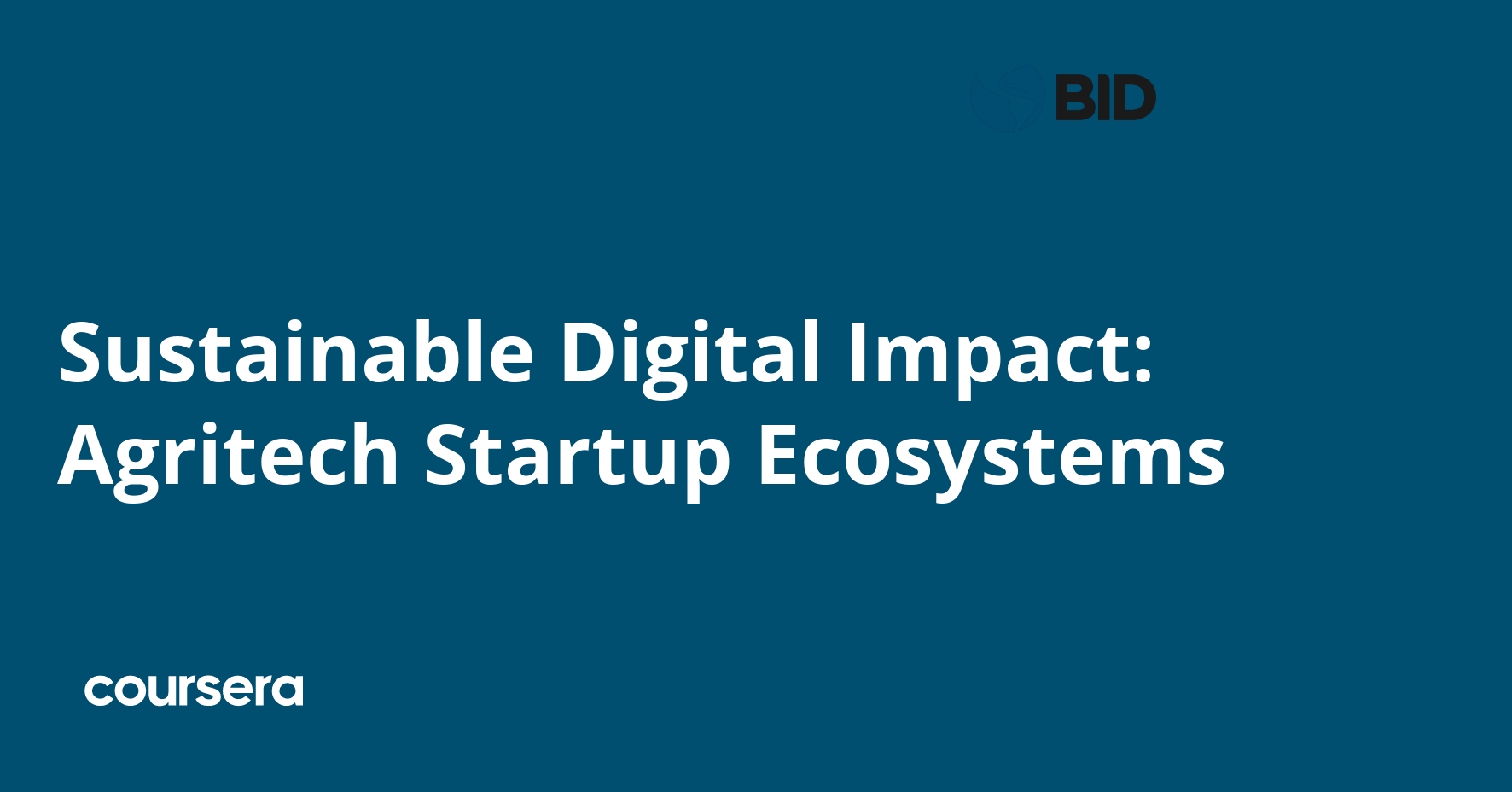 Sustainable Digital Impact: Agritech Startup Ecosystems