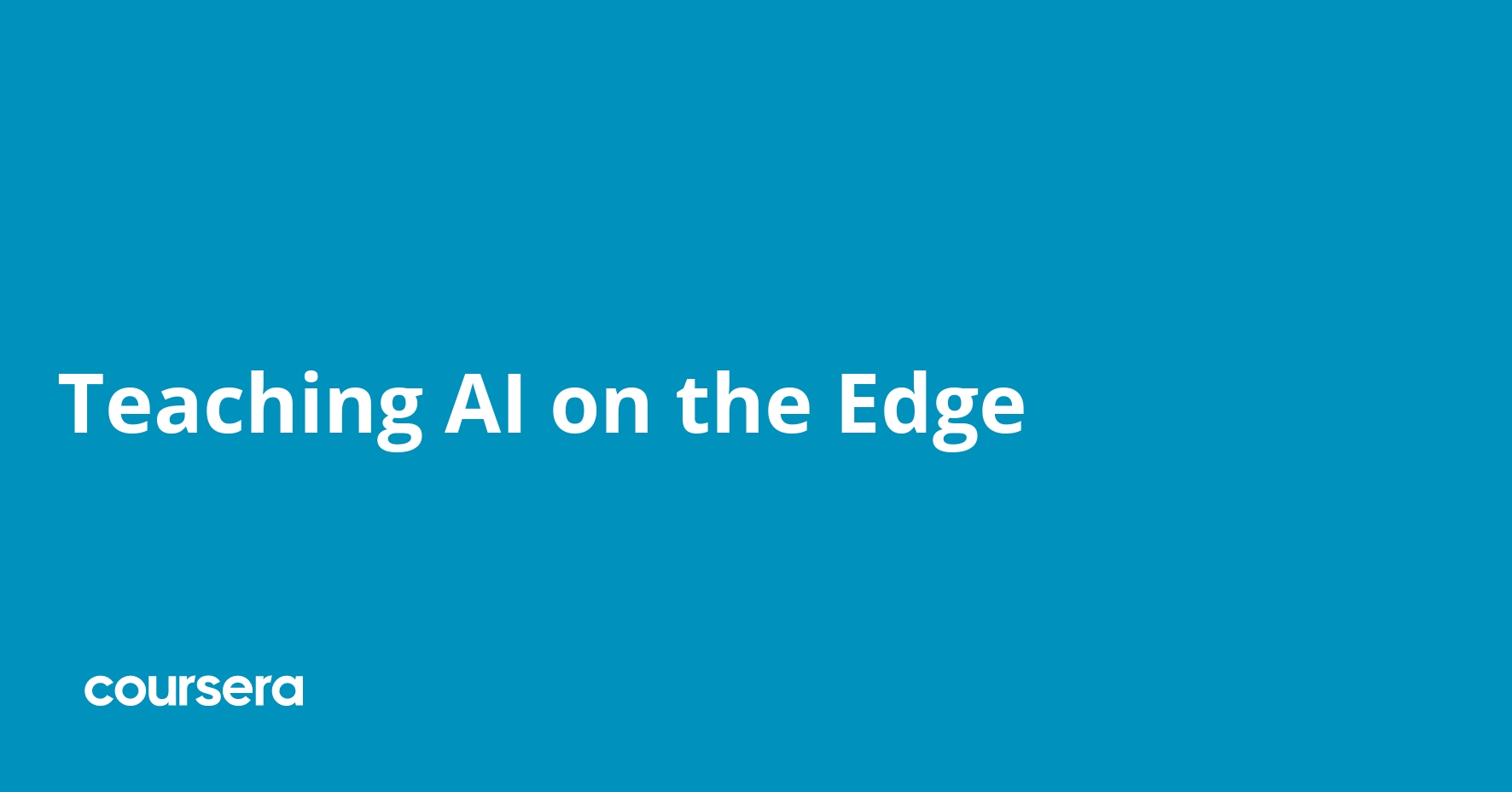 Teaching AI on the Edge
