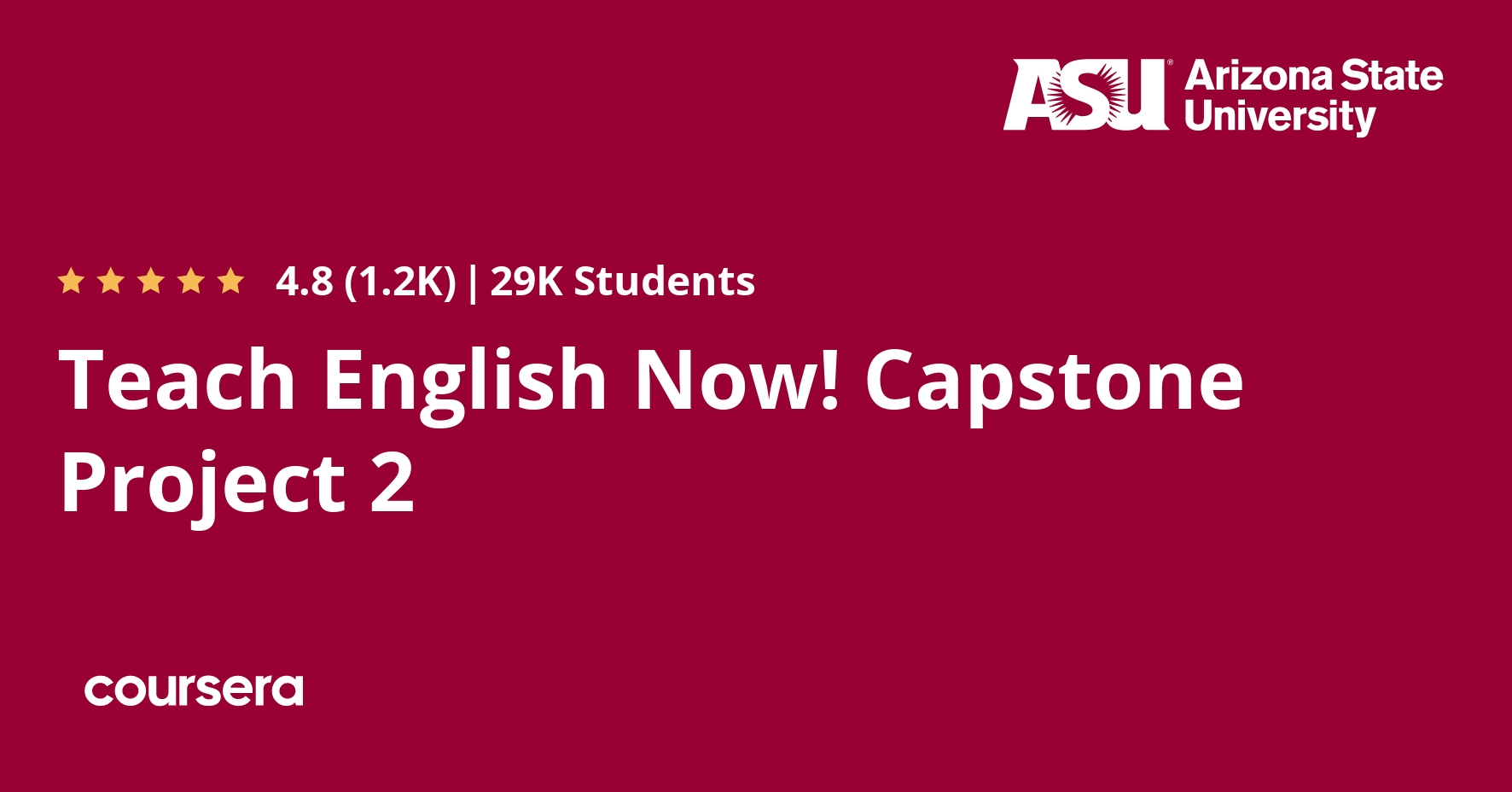 Teach English Now! Capstone Project 2 Coursera