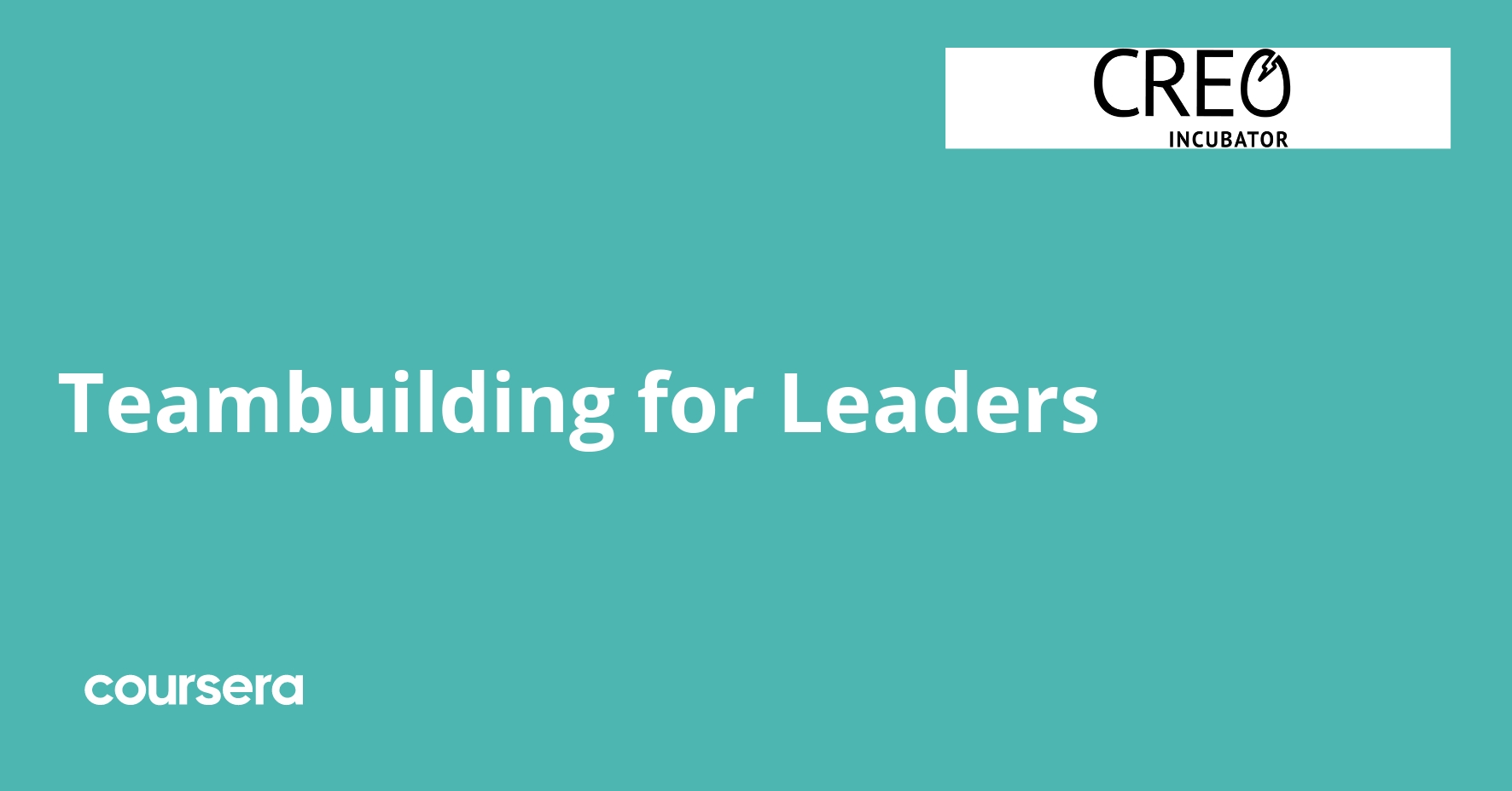 Teambuilding for Leaders