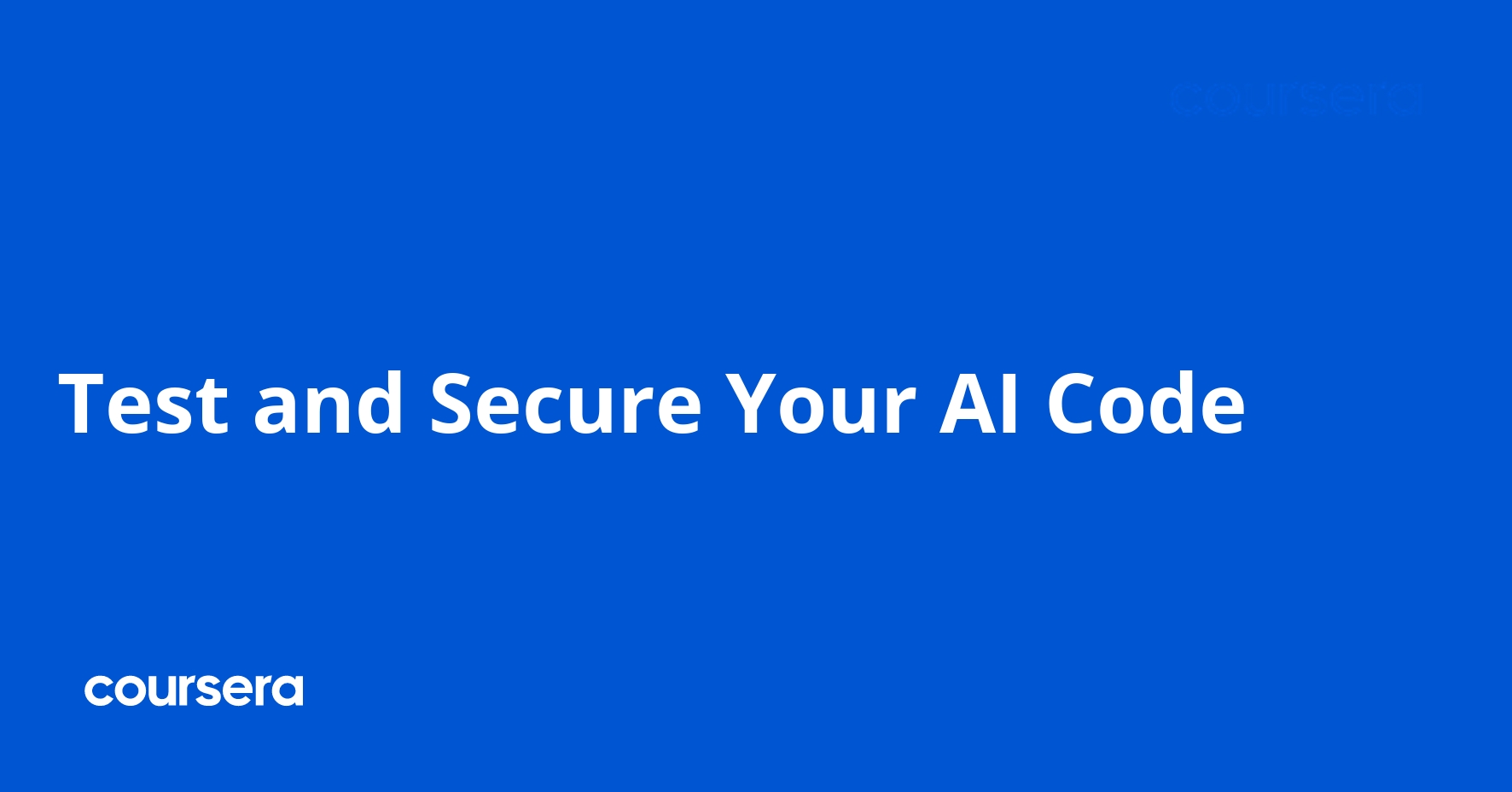 Test and Secure AI Code