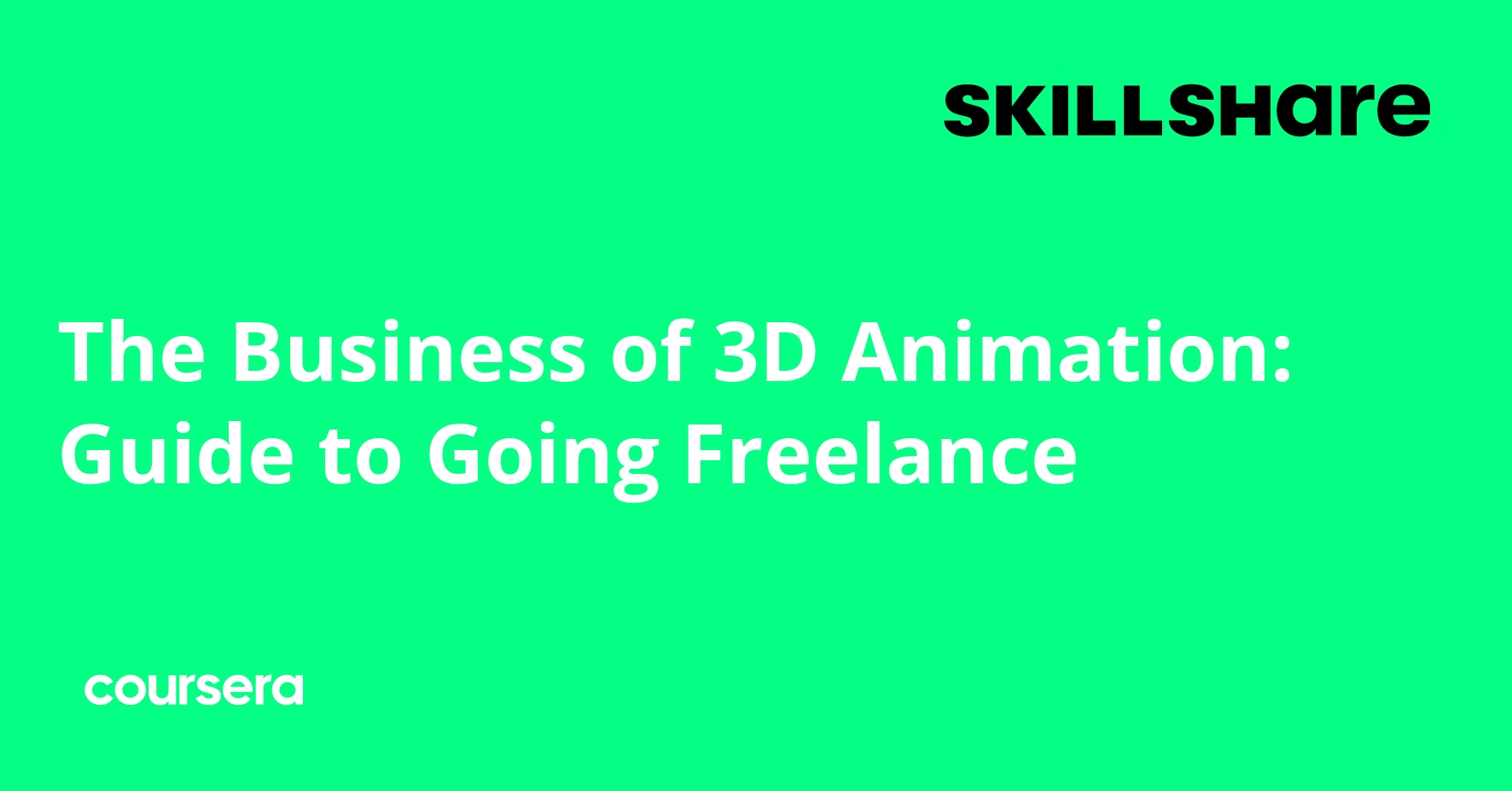 The Business of 3D Animation: Guide to Going Freelance