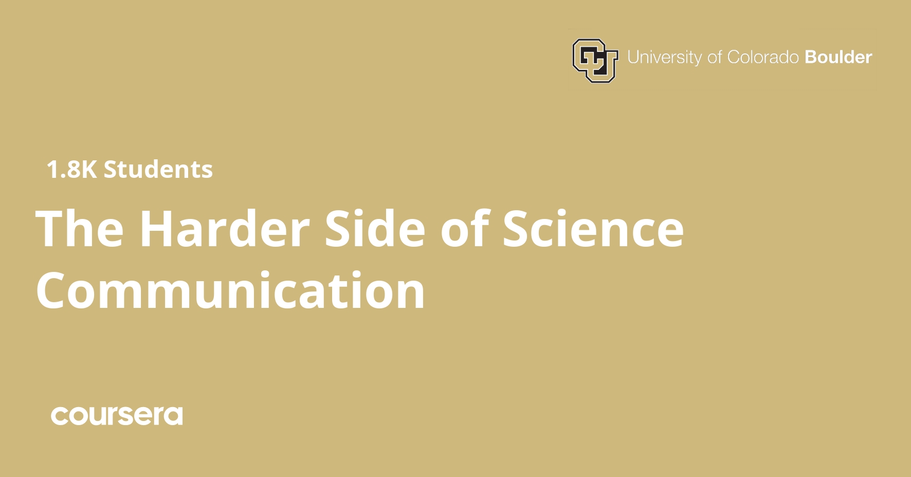 The Harder Side of Science Communication