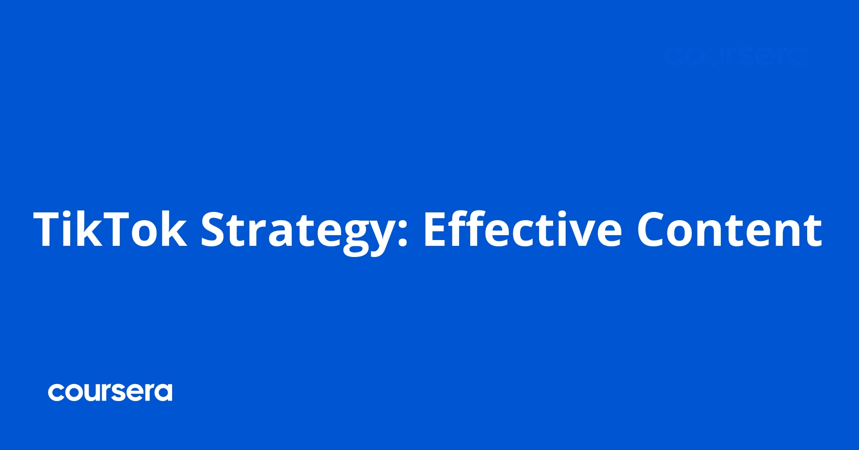 TikTok Strategy: Effective Content