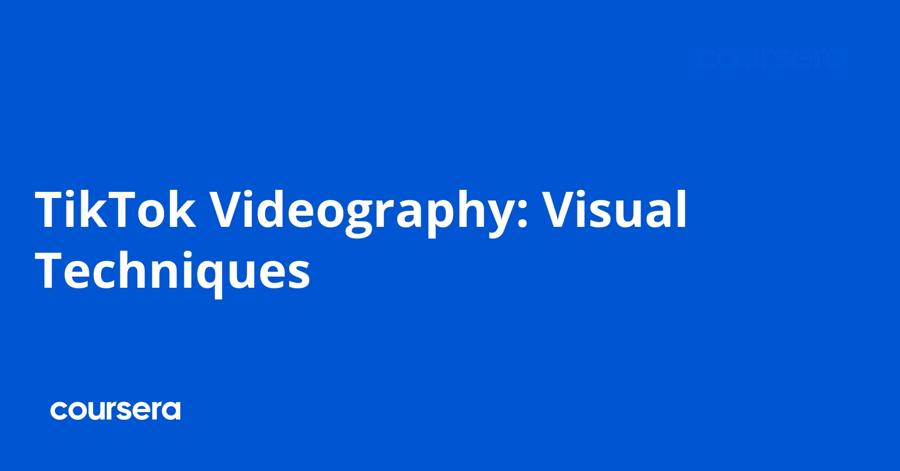 TikTok Videography: Visual Techniques