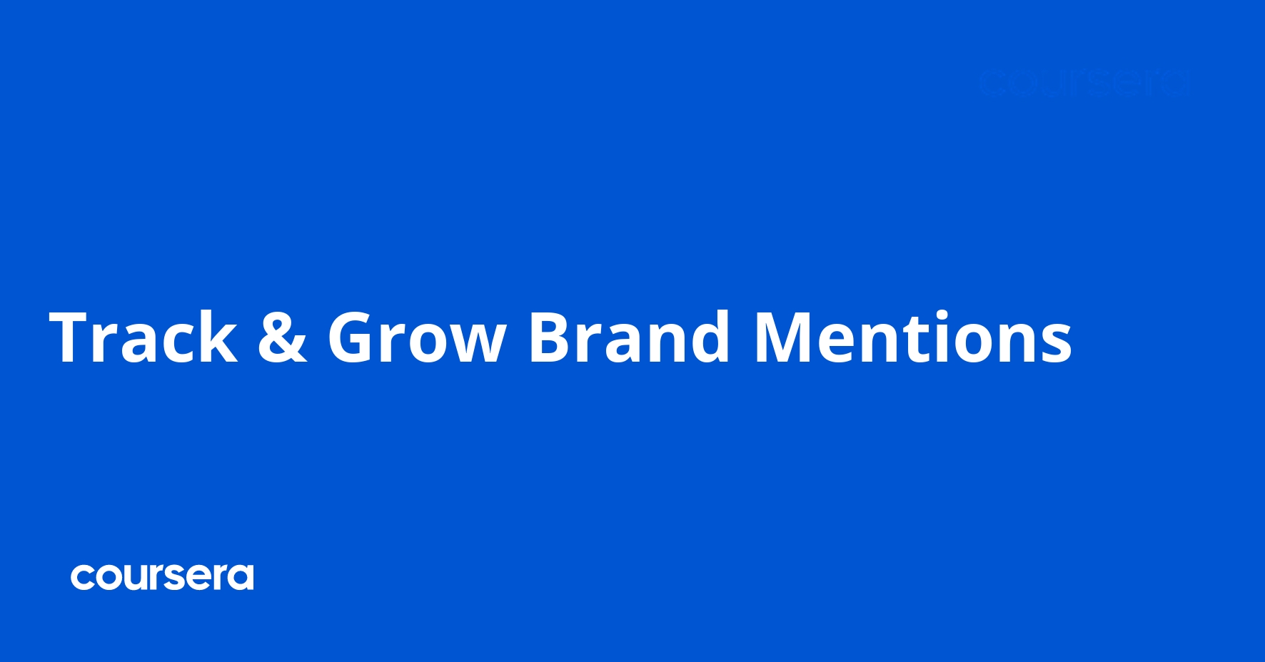 Track & Grow Brand Mentions
