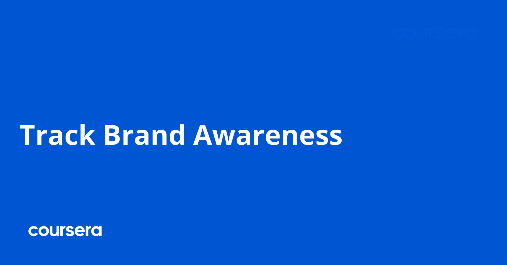 Track Brand Awareness