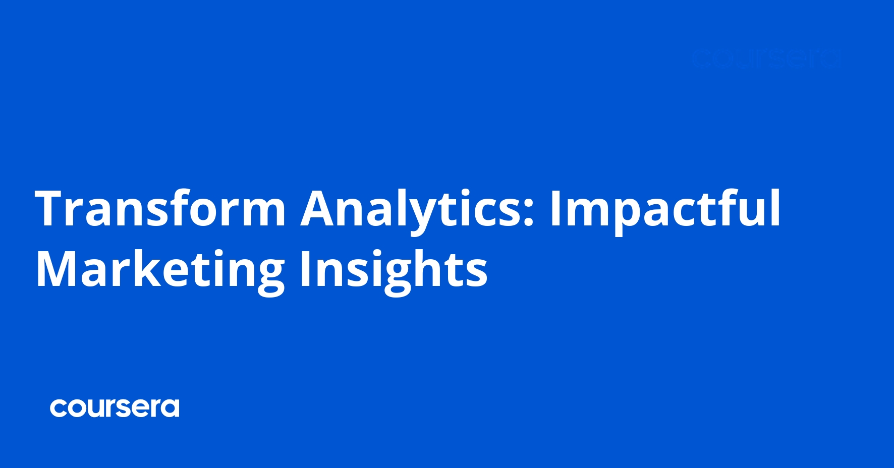 Transform Analytics: Impactful Marketing Insights