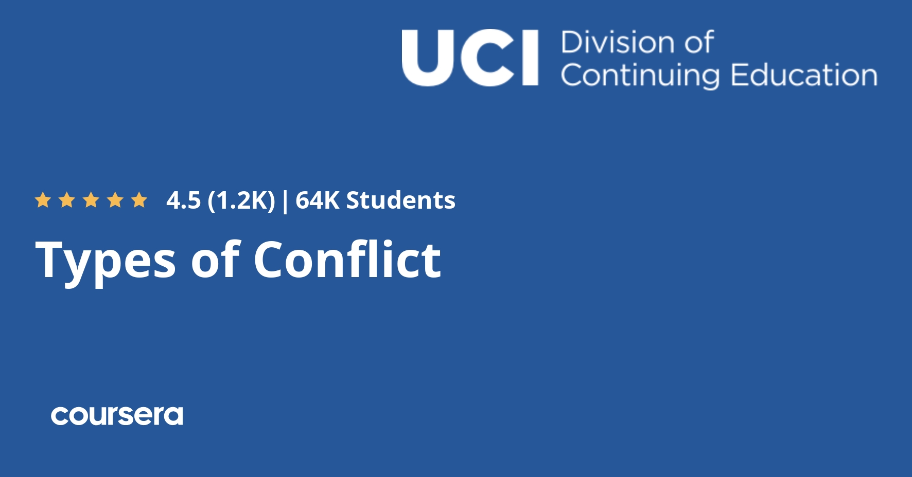 Types of Conflict Coursera