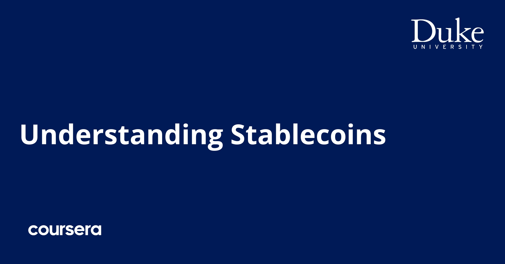 Understanding Stablecoins