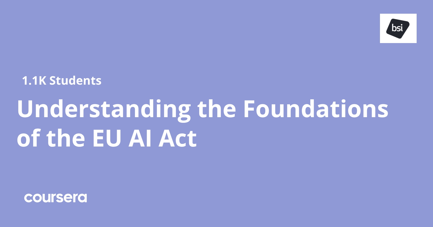 Understanding the Foundations of the EU AI Act | Coursera