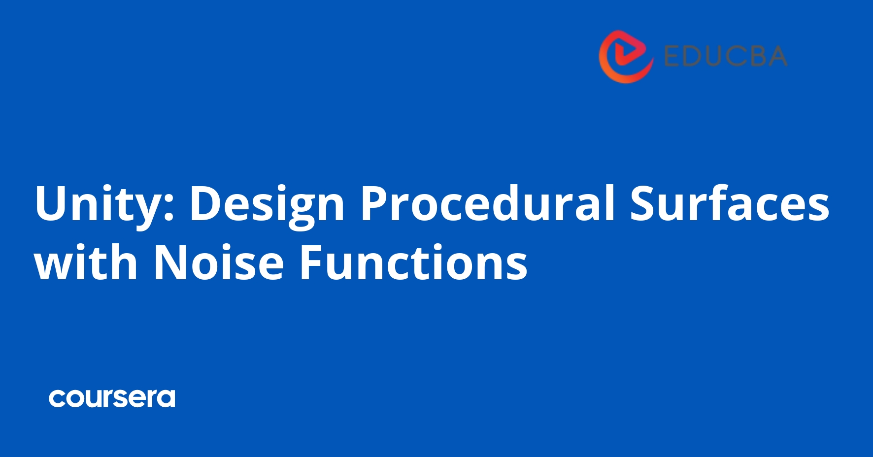 Unity: Procedural Surfaces Design with Noise Functions