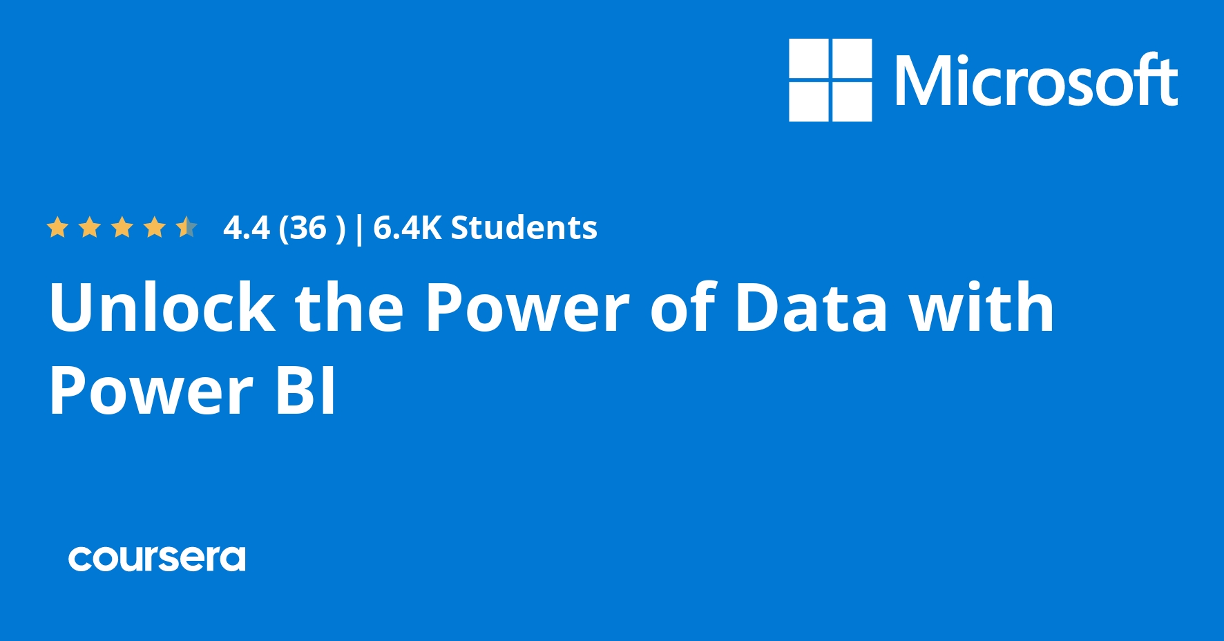 Unlock the Power of Data with Power BI | Coursera