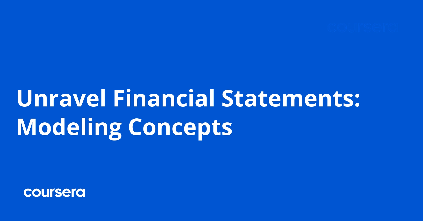 Unravel Financial Statements