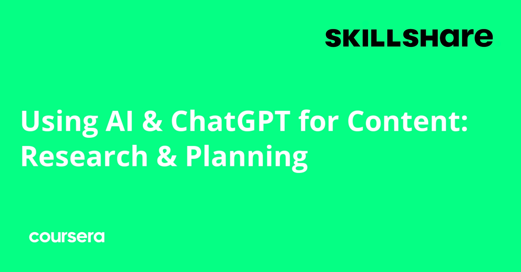 Using AI & ChatGPT for Content: Research & Planning