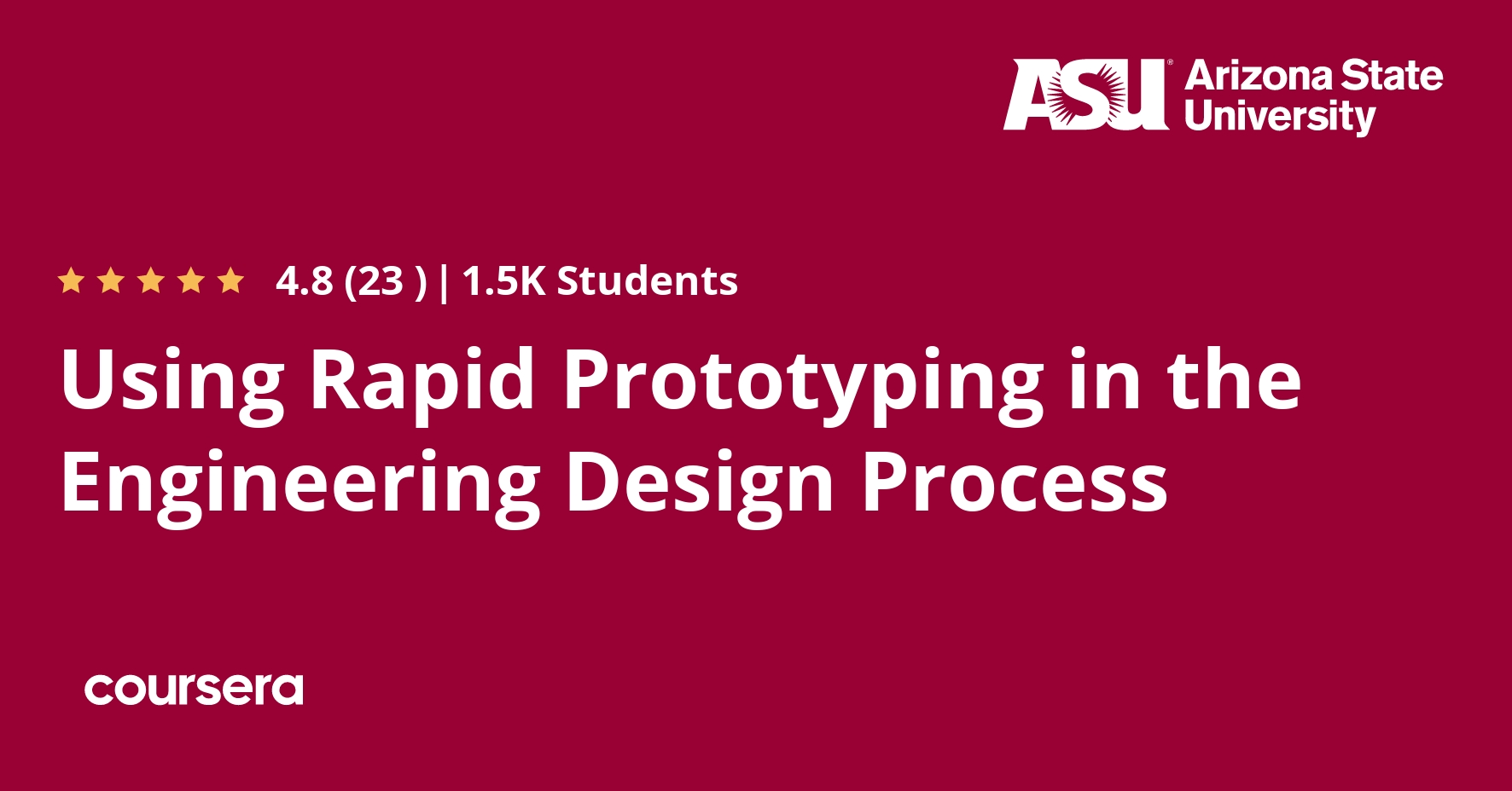 Using Rapid Prototyping In The Engineering Design Process Coursera Using Rapid Prototyping In The Engineering Design Process Coursera