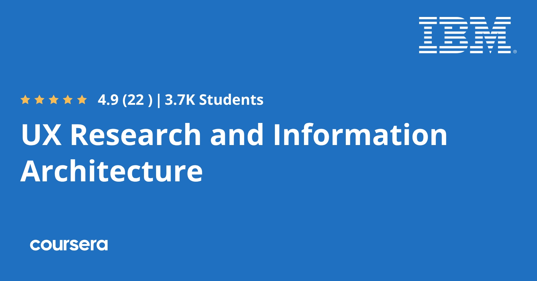 UX Research and Information Architecture | Coursera