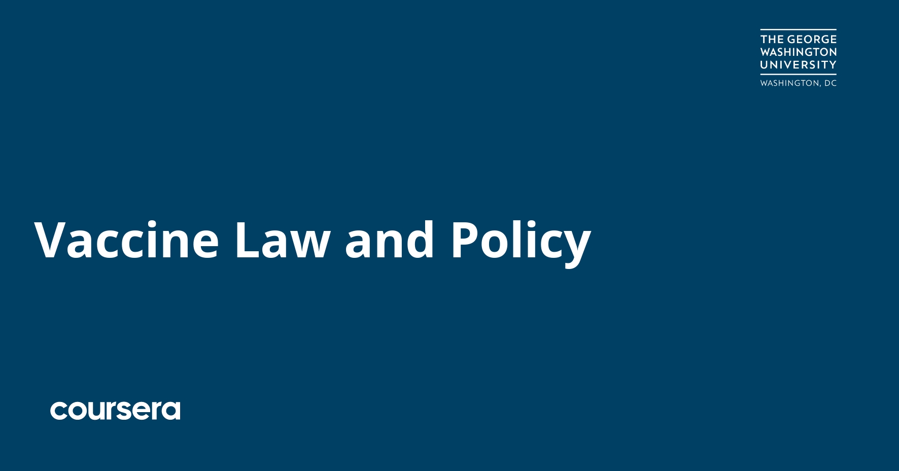 Vaccine Law and Policy
