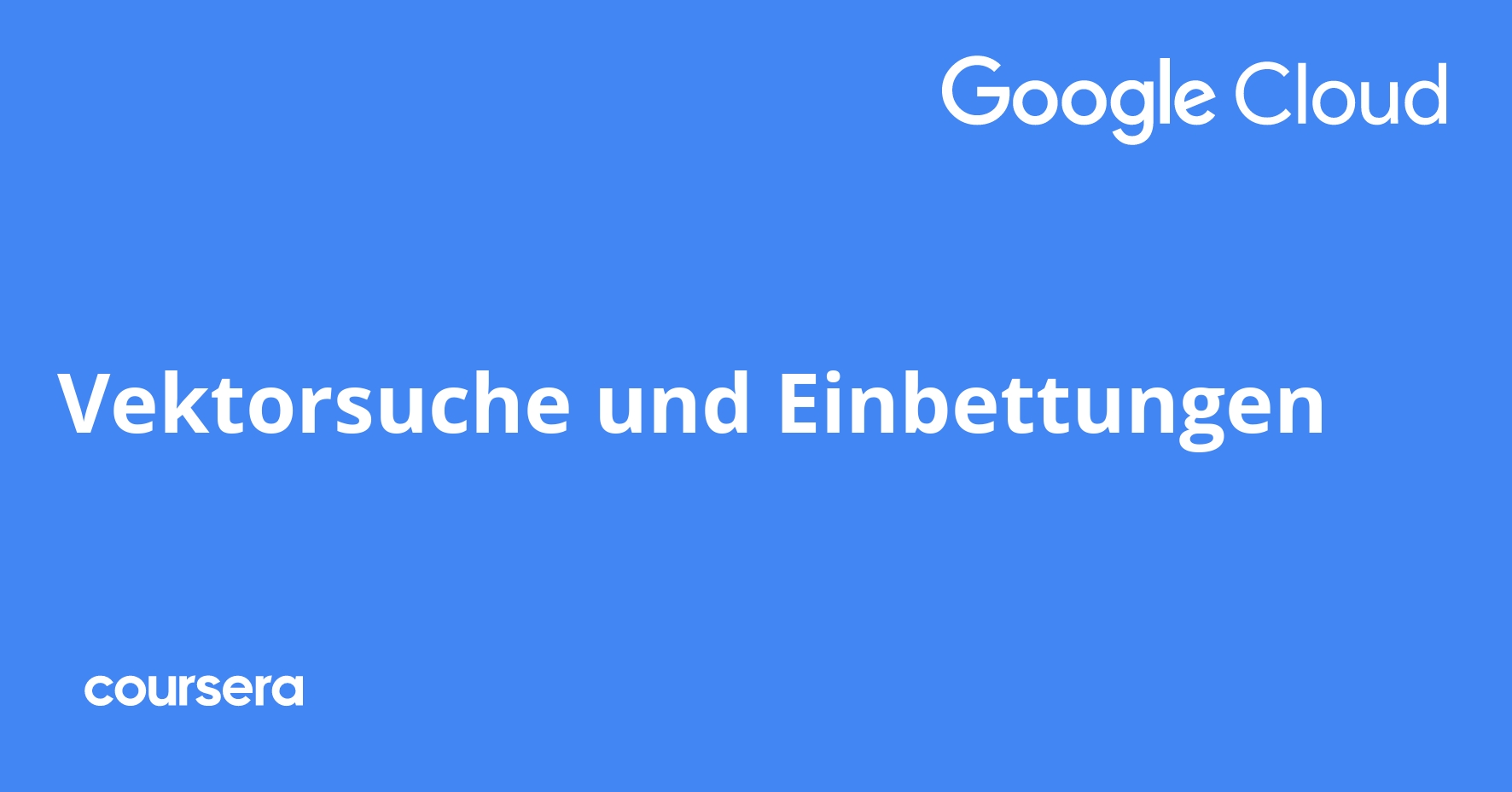 Vektorsuche und Einbettungen